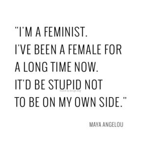 quote about being feminist 