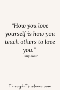 learn to love yourself quote