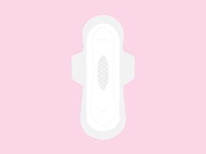 menstrual pads pink