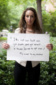 It is not our poster sexual assault victims