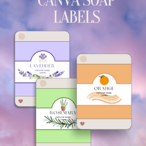 Canva Soap Label