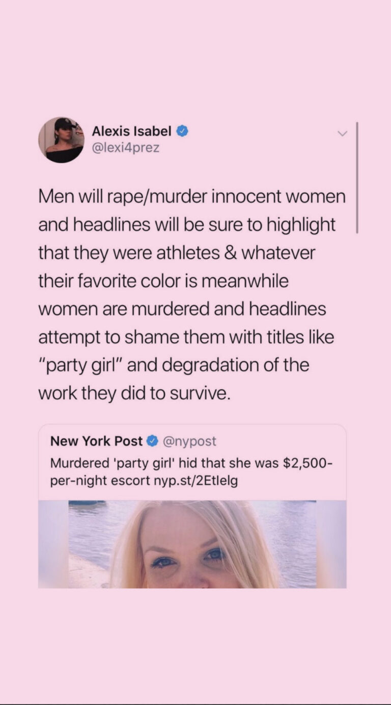 Rape/murder innocent woman but&hellip;