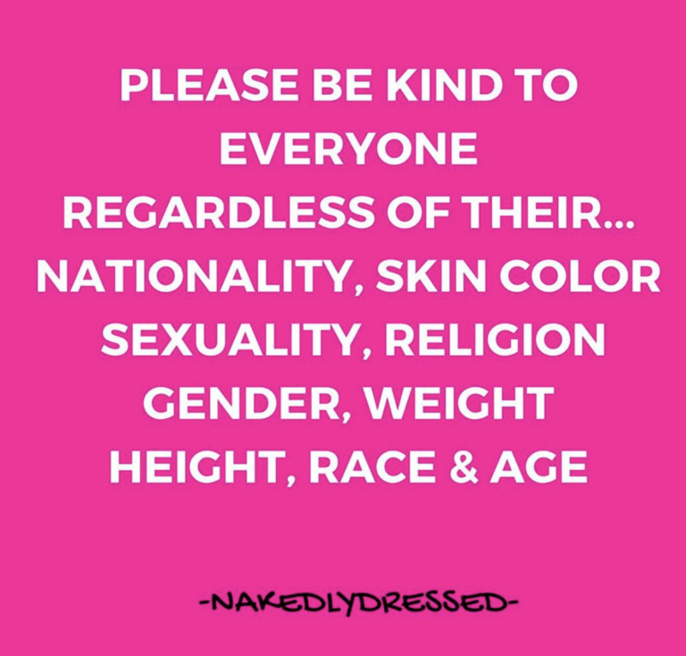 Love everyone regardless of their race