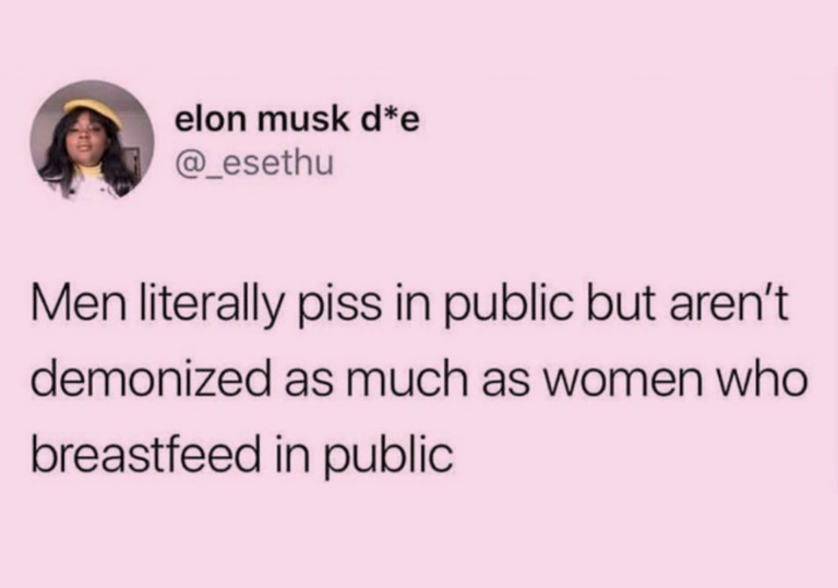 Men literally piss in public but aren&rsquo;t&hellip;