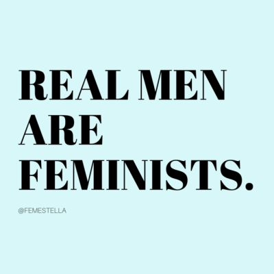 real male is feminist