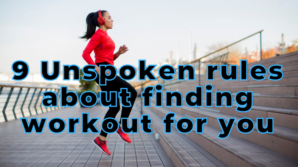 Unspoken Rules about Working Out