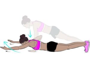 push ups At home workouts for abs