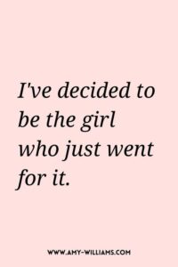 Gaining confidence as woman
