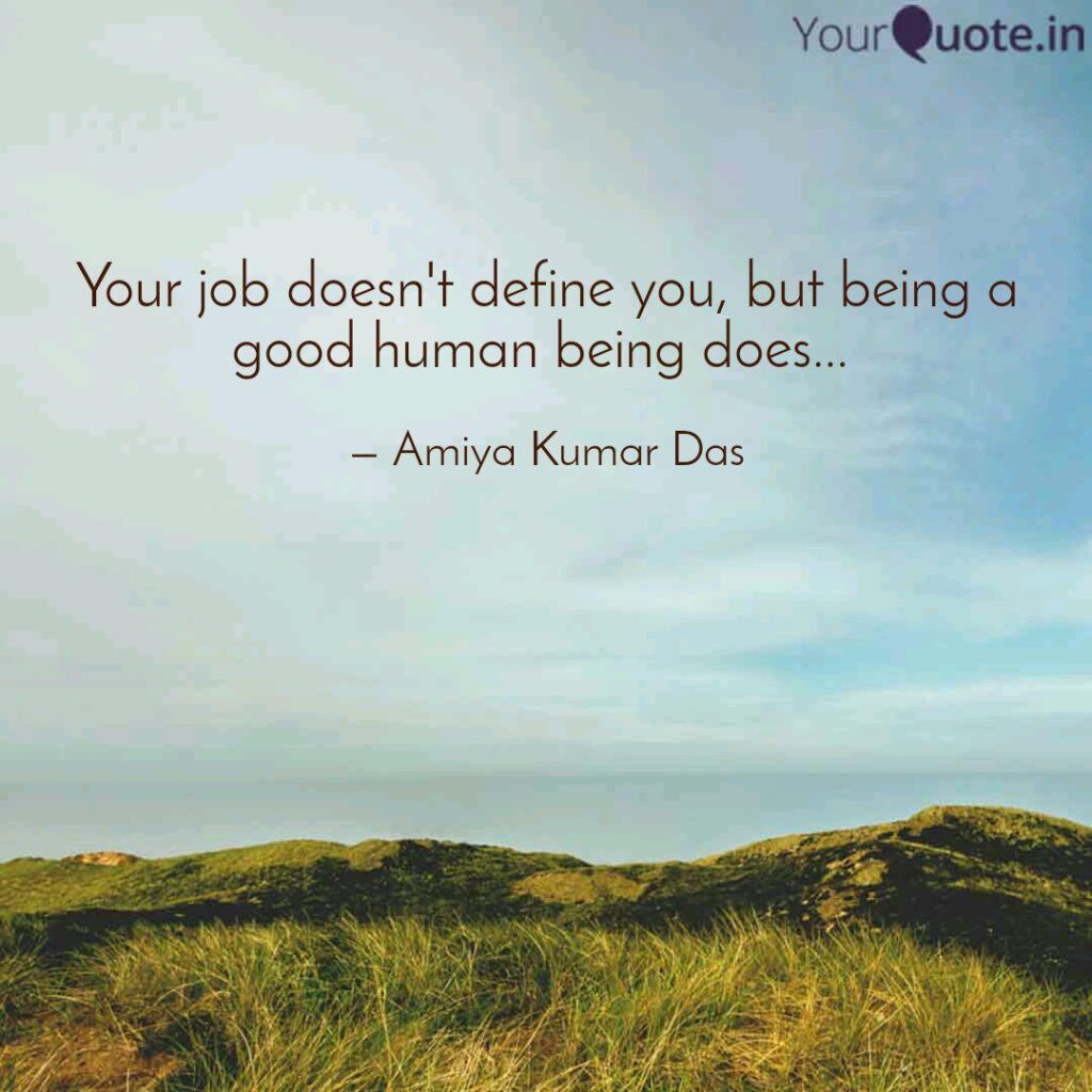 job doesn't define you