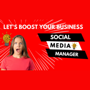 social media manager and content creator